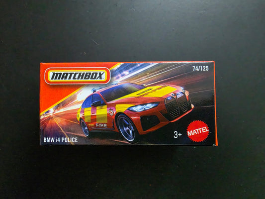 Matchbox  : BMW I4 Police - Zoomsters India