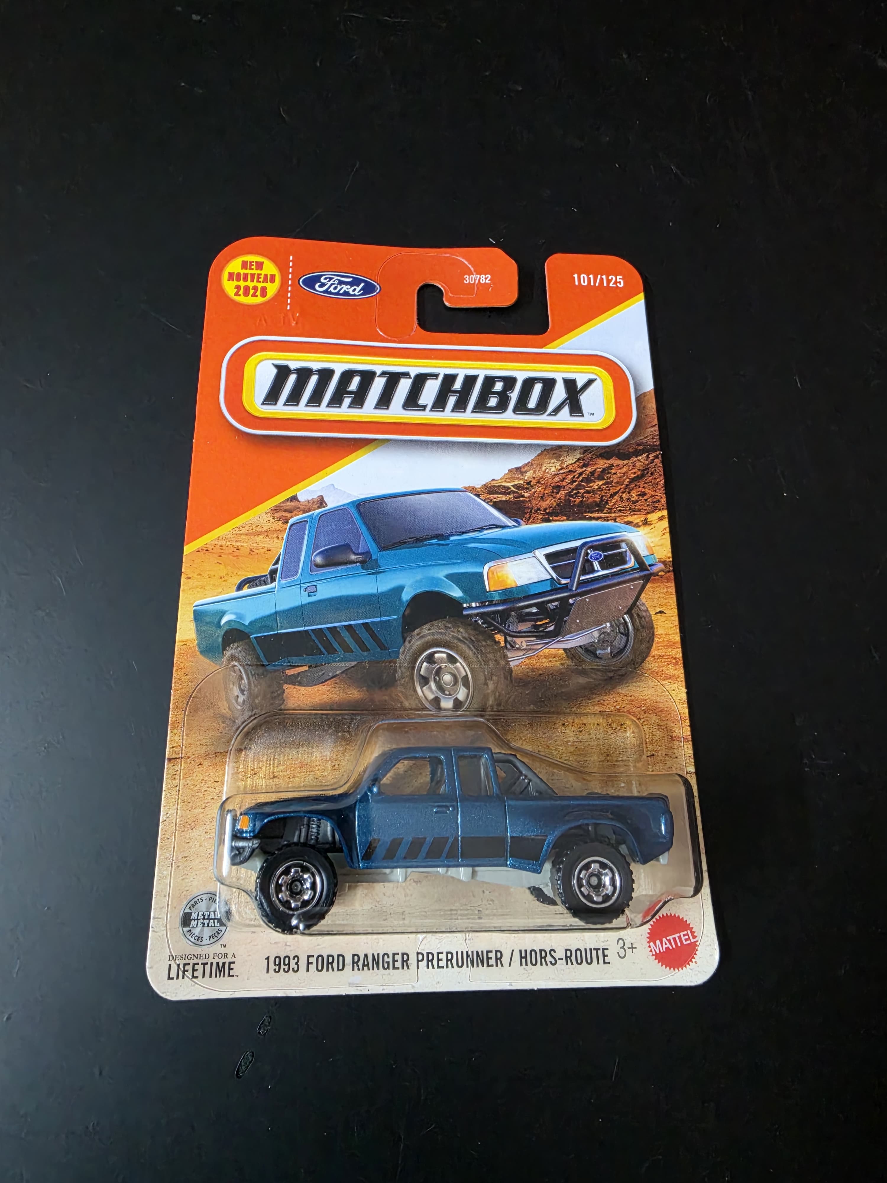 Matchbox Ranger Prerunner Matchbox Blister 2026: 1993 Ford ranger Prerunner/ Hors-route ...