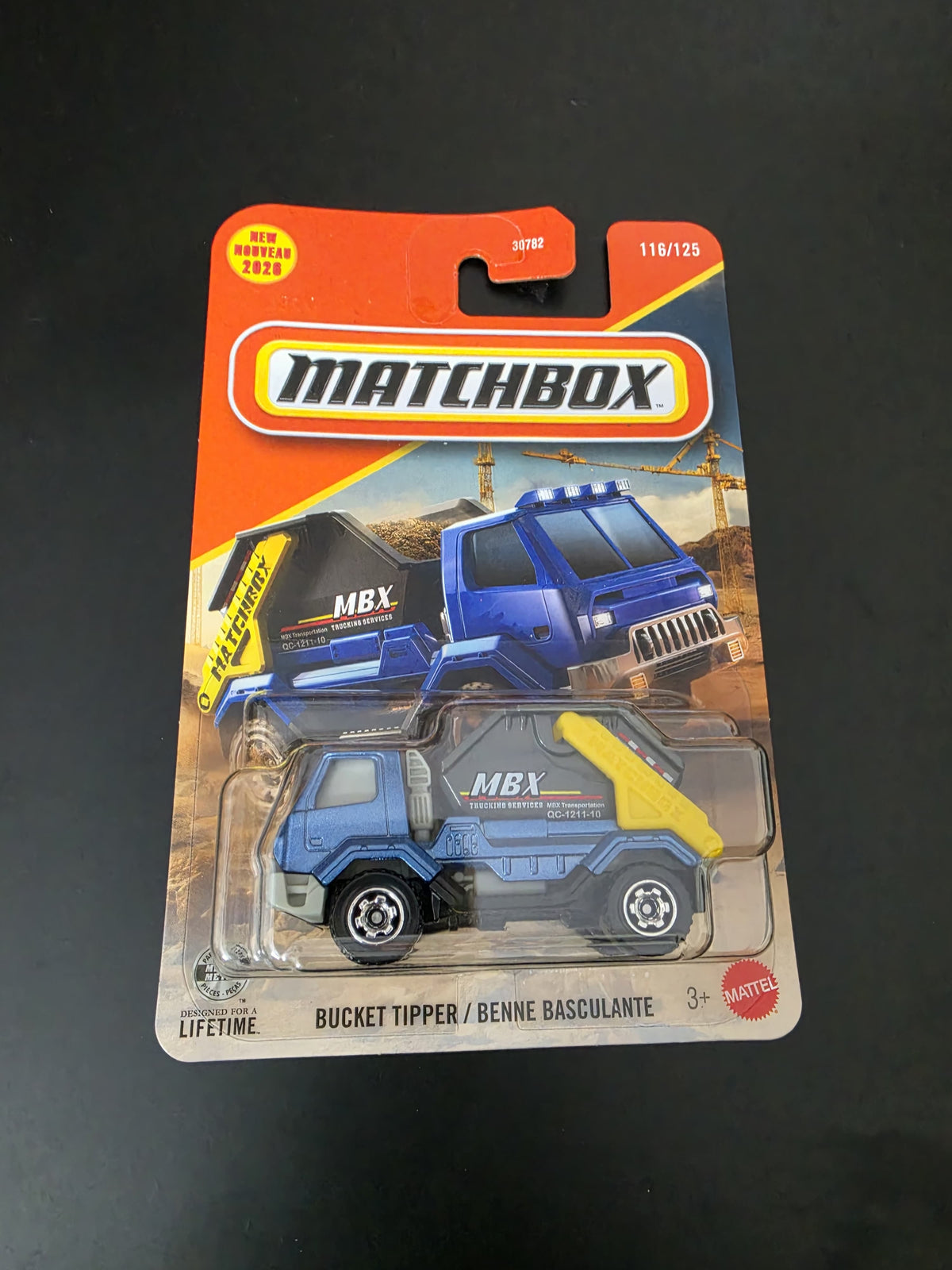 Matchbox Blister  2026: Bucket Tipper / Benne Basculante