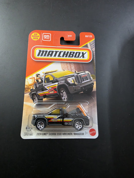 Matchbox Blistor: 2024 GMC Sierra 3500 Wrecker/ Ravageur