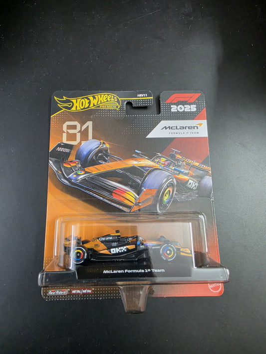 Hot Wheels Premium Formula 1 2025 - Mclaren Formula 1 Team #81