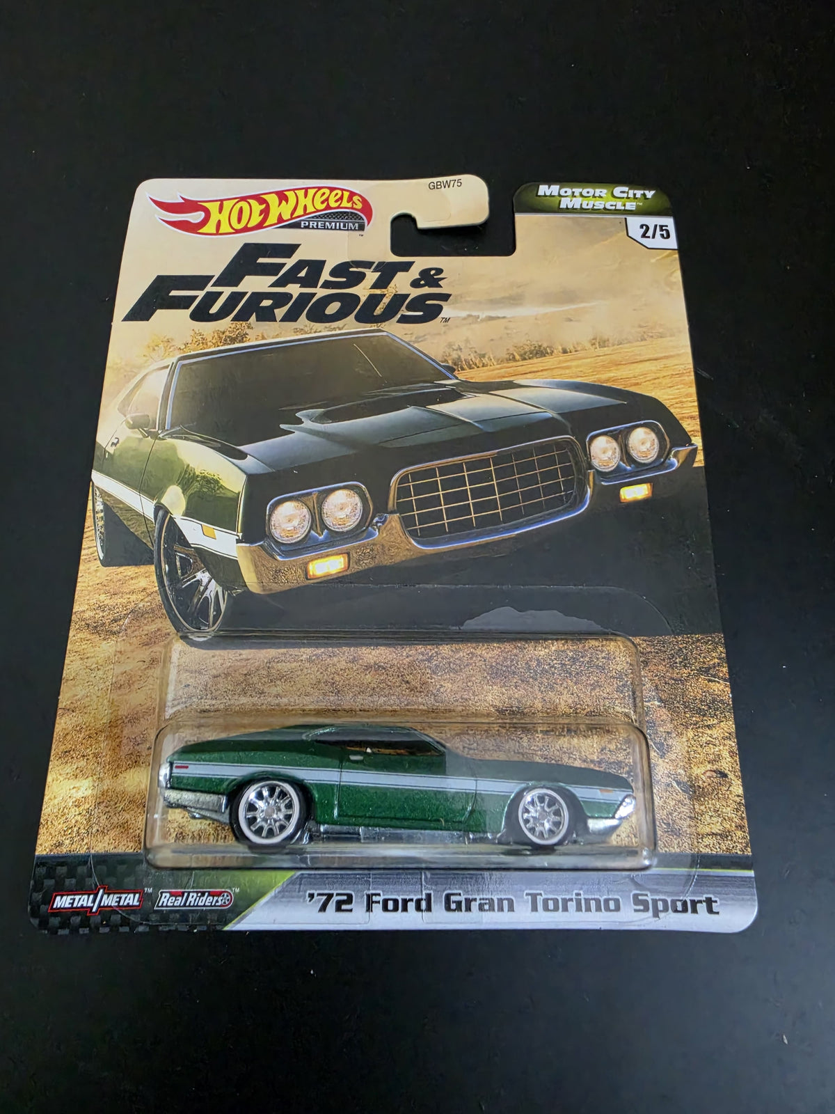 Hot Wheels Premium (Imported) : Fast & Furious -Motor City Muscle (Complete Set) - Blisters as per Images