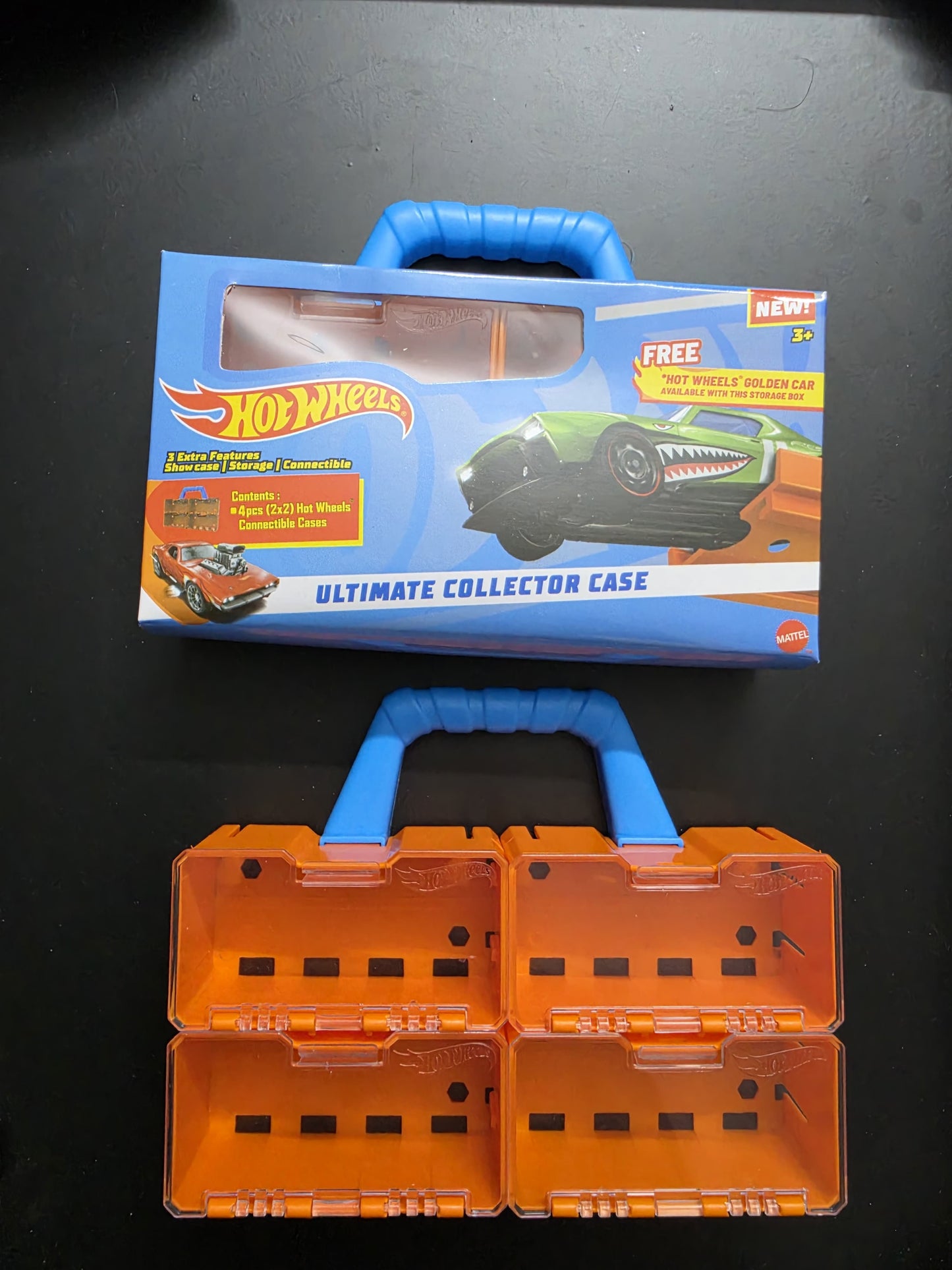 Hot Wheels Ultimate Collectors Case (with Free Hotwheels Golden Car)