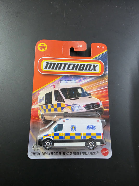 Matchbox Blistor: Mercedes-Benz Sprinter Ambulance