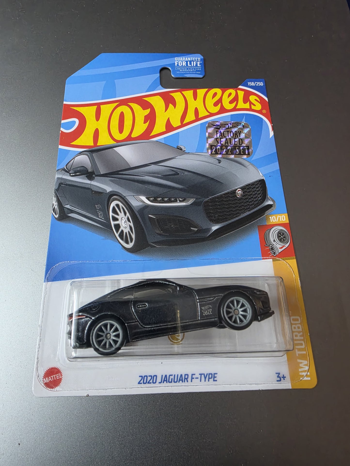 Hot Wheels Super Treasure Hunt : 2020 Jaguar F-Type ( With Free Card Protector )