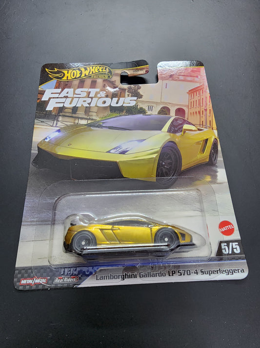 Hot Wheels Premium  :  Fast And Furious - Lamborghini Gallardo LP 570-4 Superleggera
