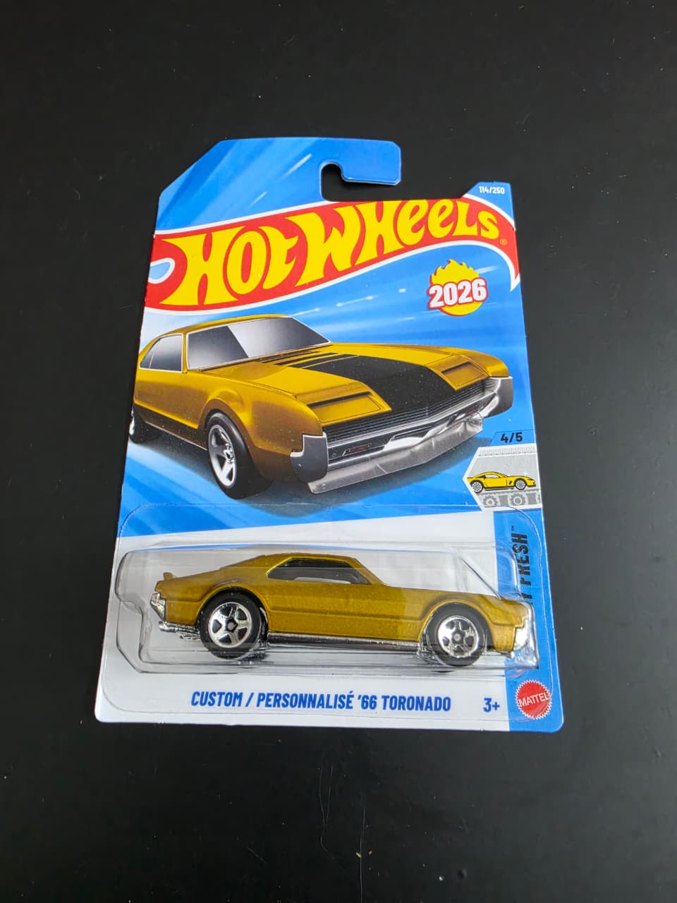 Hot Wheels Mainline Q Case 2026 : Custom / Personnalise 66 Toronado
