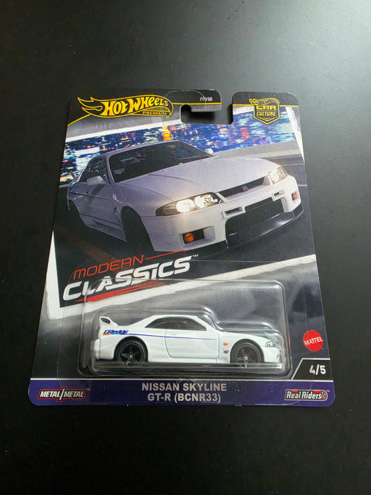 Hot Wheels Premium  Nissan Skyline GT-R(BCNR33) Modern Classics | Imported Diecast - Zoomsters India