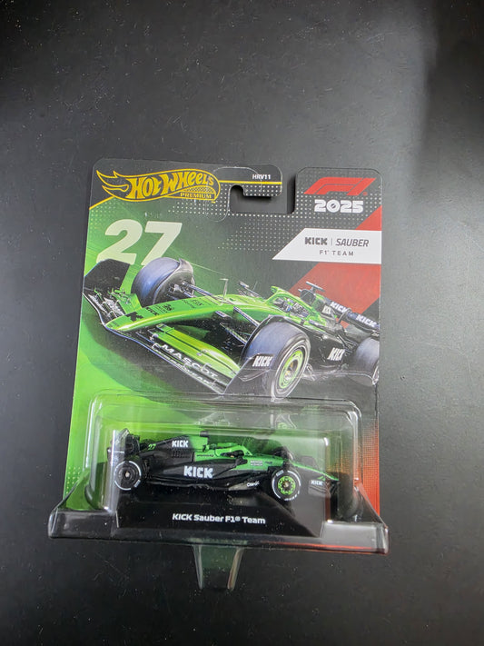 Hot Wheels Premium Formula 1 2025 - Kick Sauber F1 Team #27