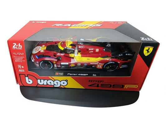 Bburago :   Ferrari Racing 499P  1:24 - Zoomsters India