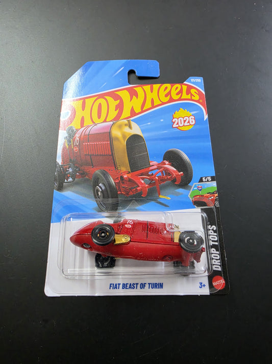 Hot Wheels Mainline G Case 2026: Fiat Beast of Turin