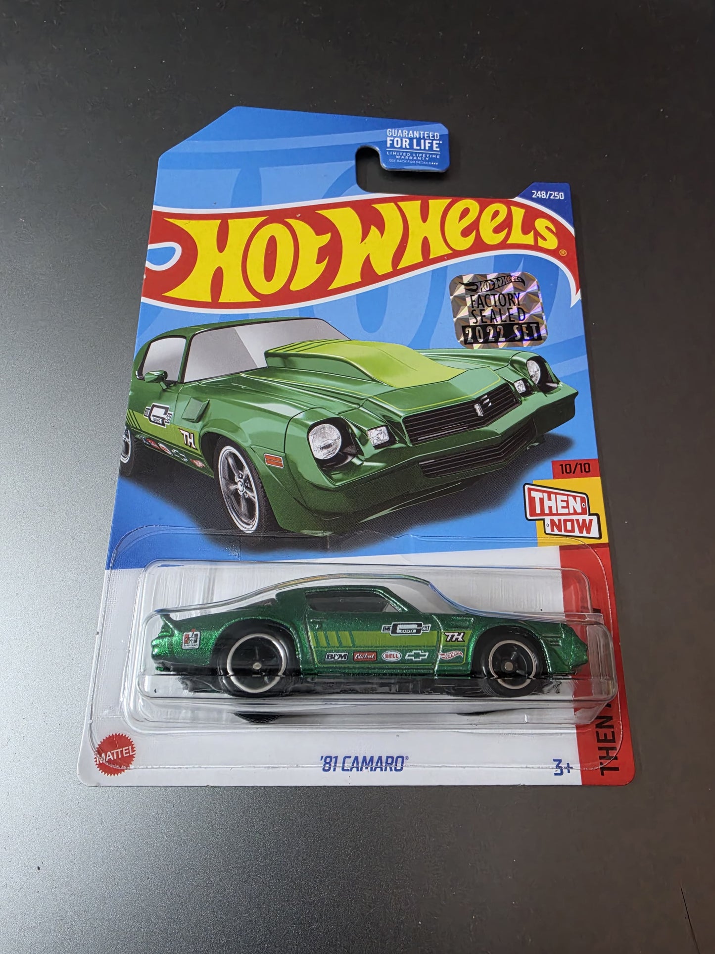 Hot Wheels Super Treasure Hunt : 81 Camaro ( With Free Card Protector )