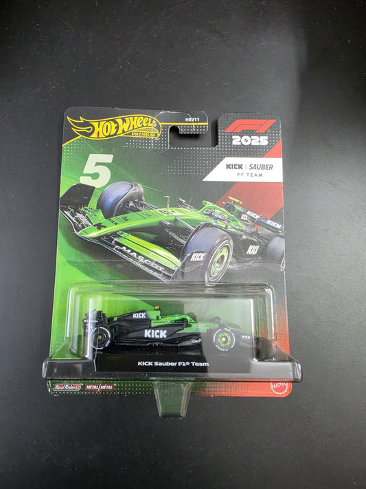 Hot Wheels Premium Formula 1 2025 - Kick Sauber F1 Team#5