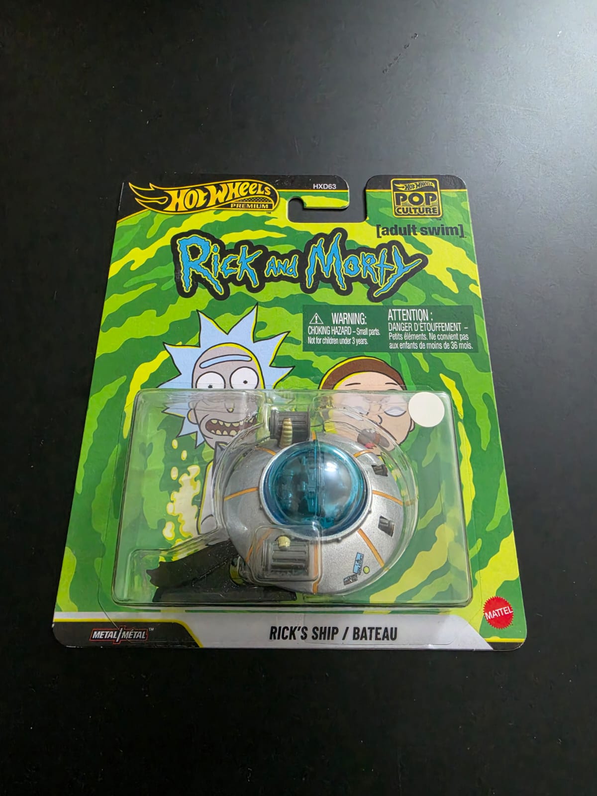 Hot Wheels Premium  Rick's Ship / Bateau  from Rick And Morty | Imported Diecast