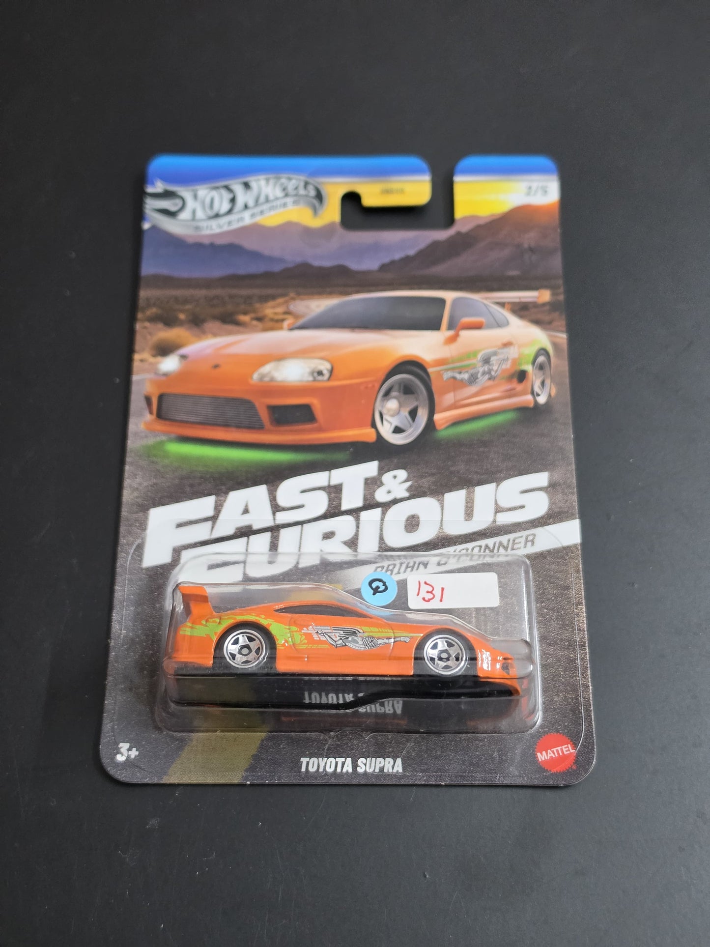 Hot Wheels Silver Series : Fast and Furious Brian O'conner Complete set ( With Free Card Protectors )