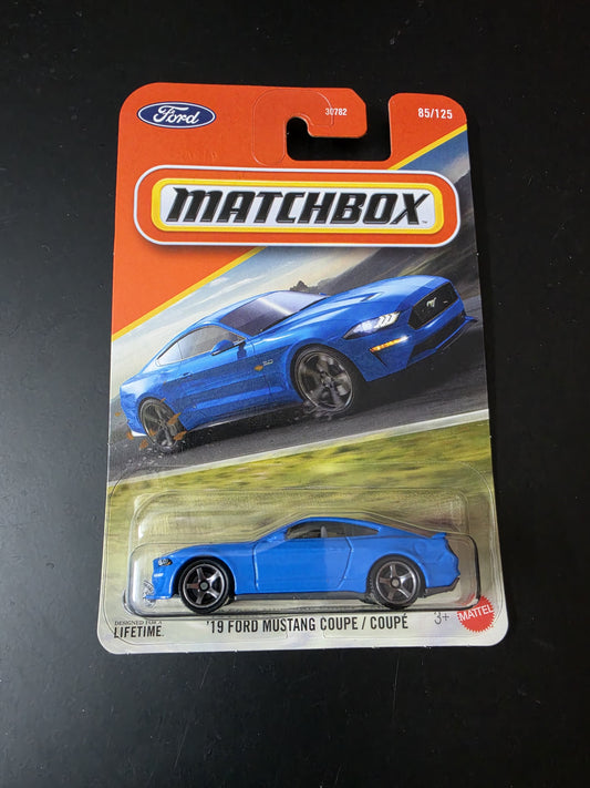 Matchbox Blister 2026: 19 Ford Mustang Coupe/ Coupe' - Zoomsters India