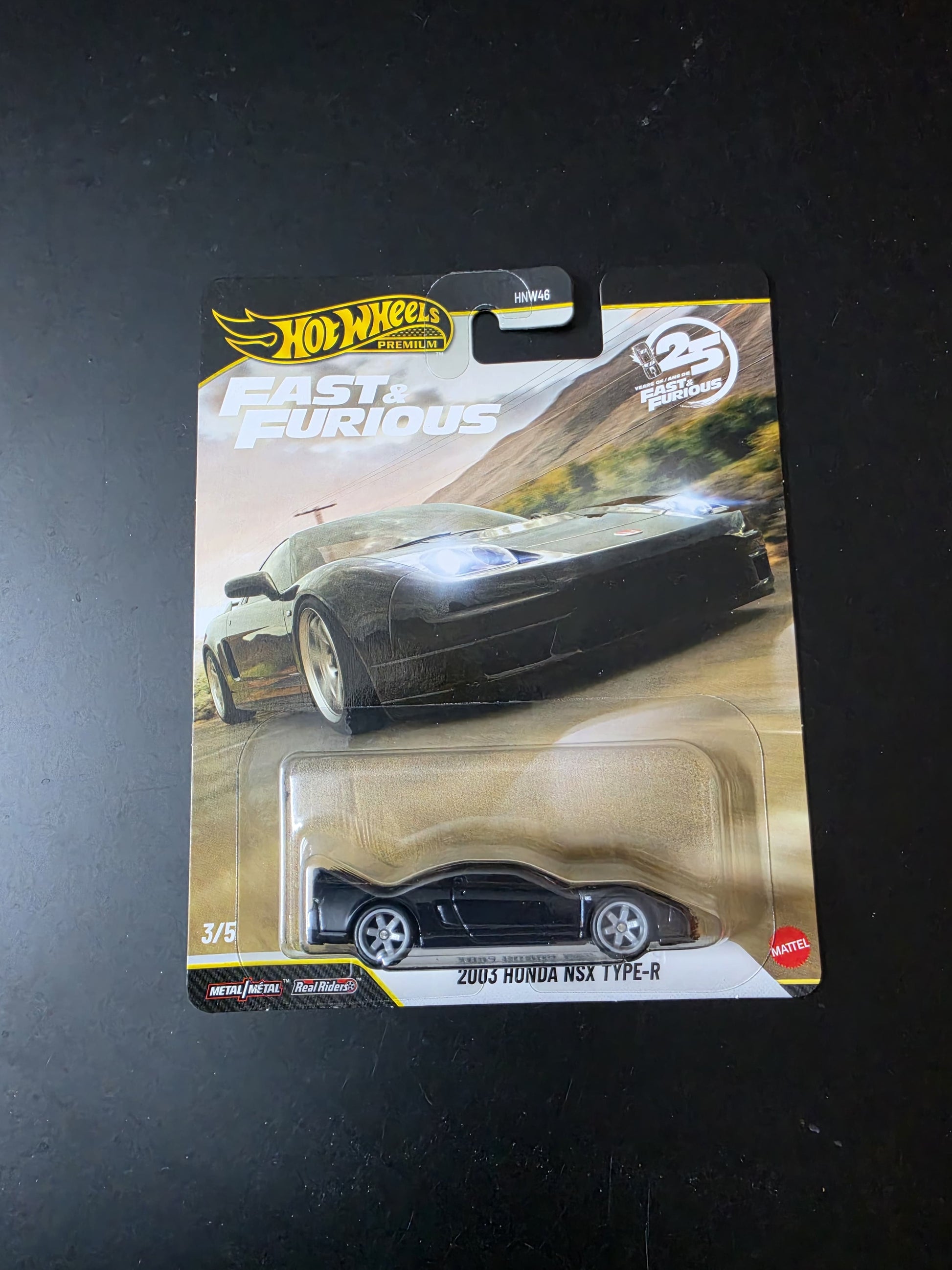 Hot Wheels Premium 25 years of Fast And Furious  2026: 2003 Honda NSX Type-R - Zoomsters India