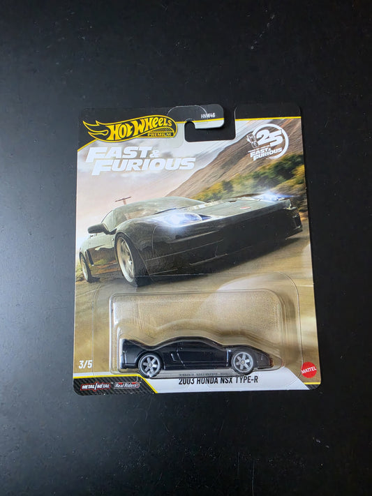 Hot Wheels Premium 25 years of Fast And Furious  2026: 2003 Honda NSX Type-R - Zoomsters India