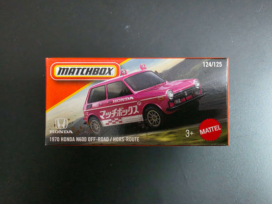Matchbox Mainline Box edition 2026 : 1970 Honda N600 OFF- road / Hors-Route
