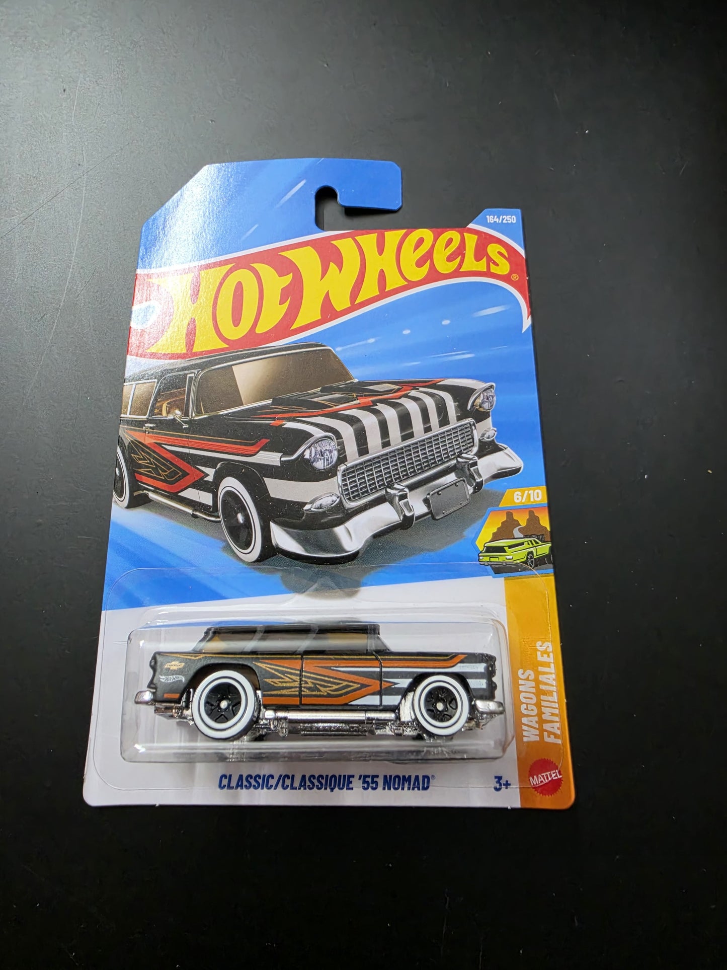 Hot Wheels Mainline G Case 2026:Classic ’55 Nomad (Black/Gold)
