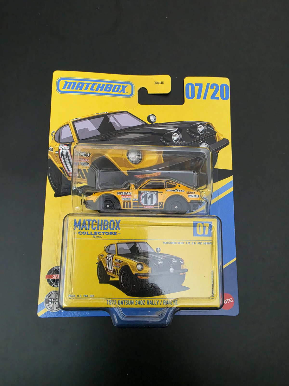 Matchbox Collectors Edition  2026: 1972 Datsun 240Z Rally /Rallye
