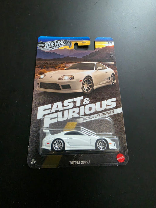 Hot Wheels Fast & Furious  Brian O'Conner  (Silver Series ) : Toyota Supra - Zoomsters India