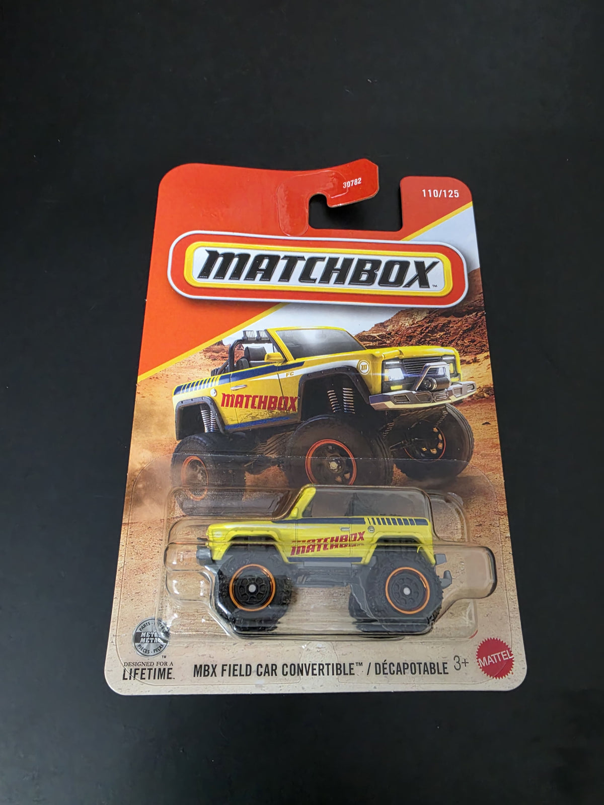 Matchbox Blister  2026: MBX Field Car Convertible / Decapotable