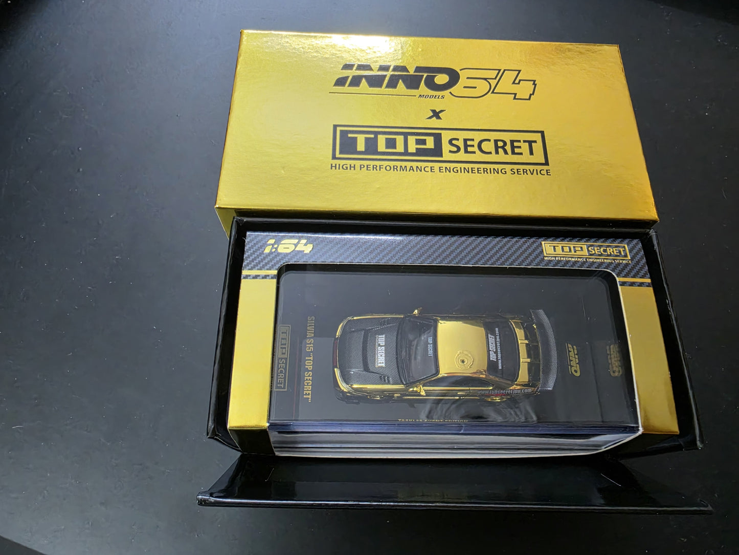 INNO64 Top Secret : Nissan Silvia S15 TASKL25 Chrome Gold ( Chase Car )