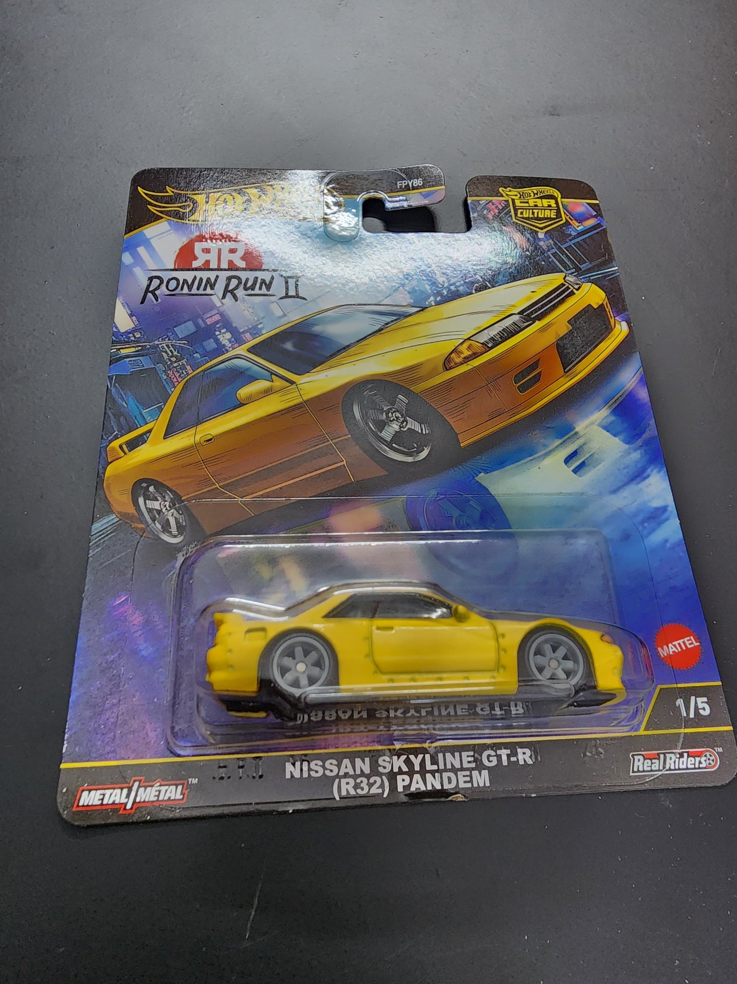 Hot Wheels Car Culture  : Ronin Run II-  Nissan Skyline GT-R (R32) Pandem