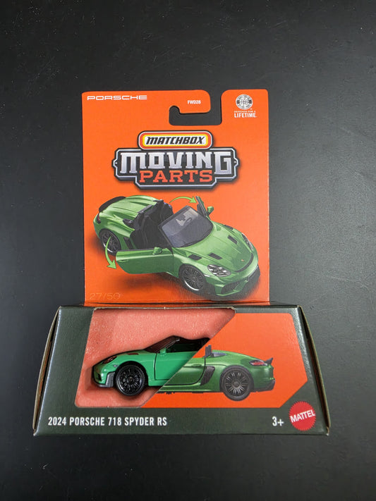 Matchbox Moving Parts 2026 : 2024 Porsche 718 Spyder RS