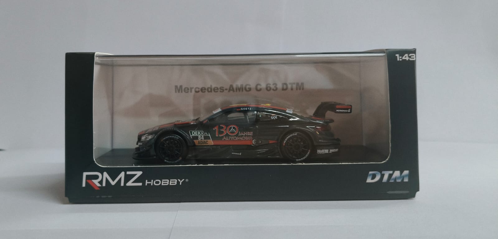 RMZ DTM 1:43 Scale (4.5inches) Die Cast Scale Model Mercedes-AMG