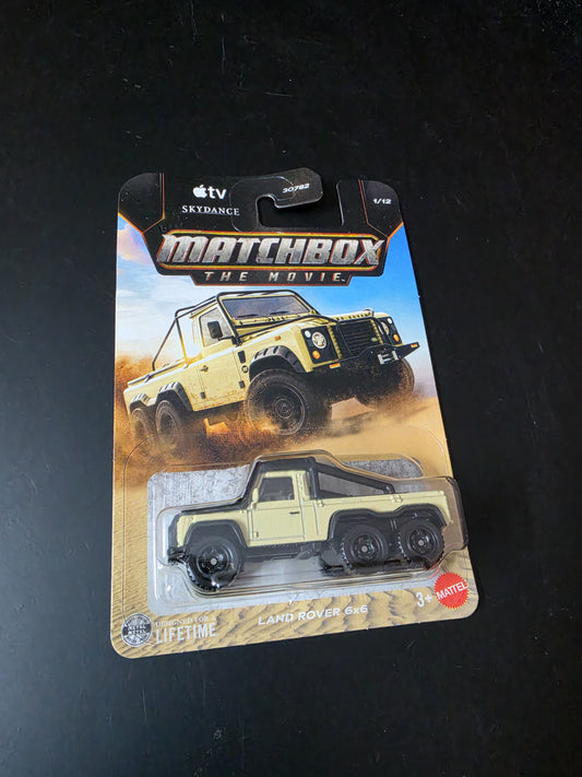 Matchbox The Movie Blister 2026: Land Rover 6X6