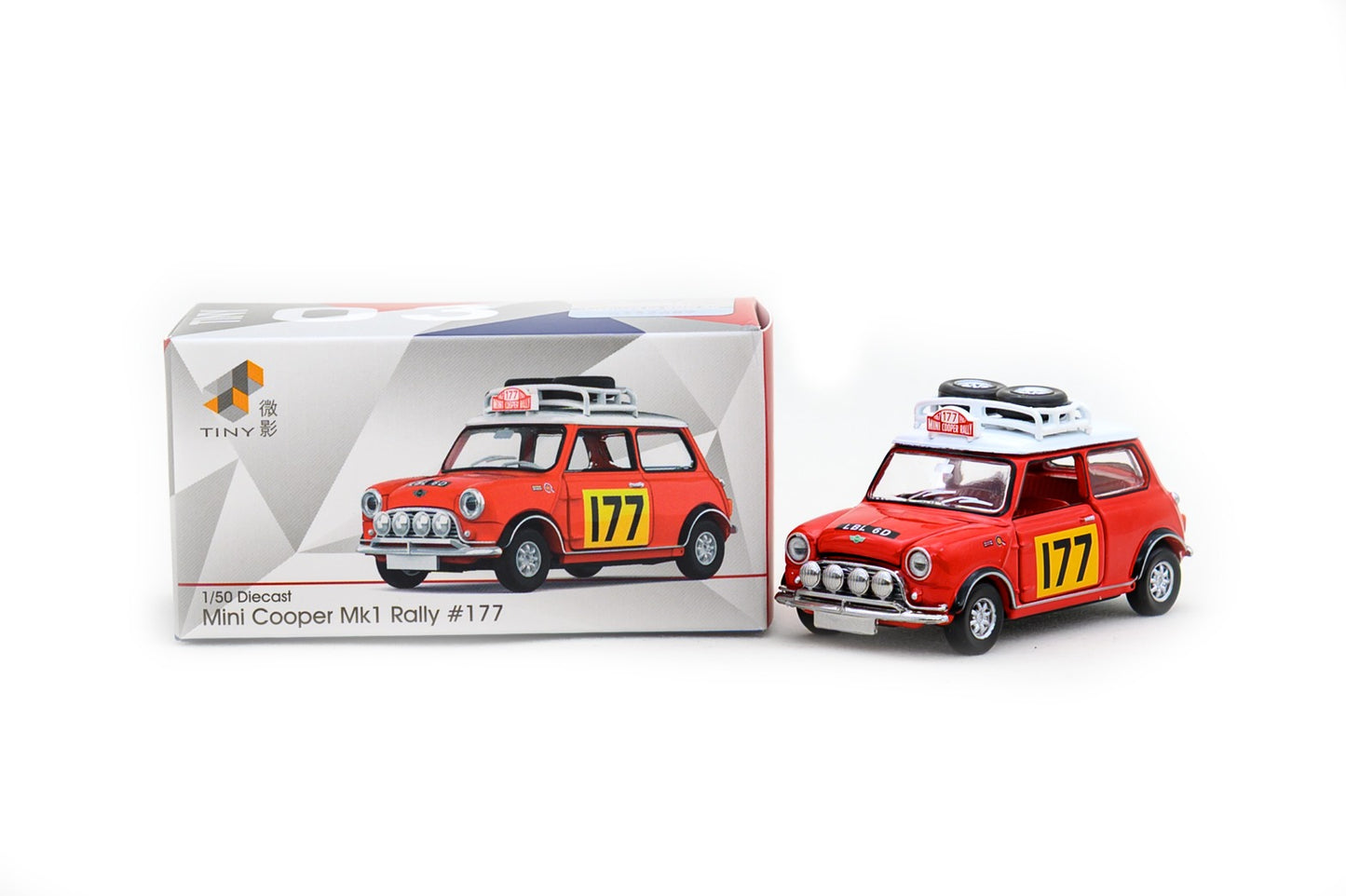 Tiny City Diecast Model Car 1:50 scale- Mini Cooper MK1 (177) ATC64546 - Zoomsters India