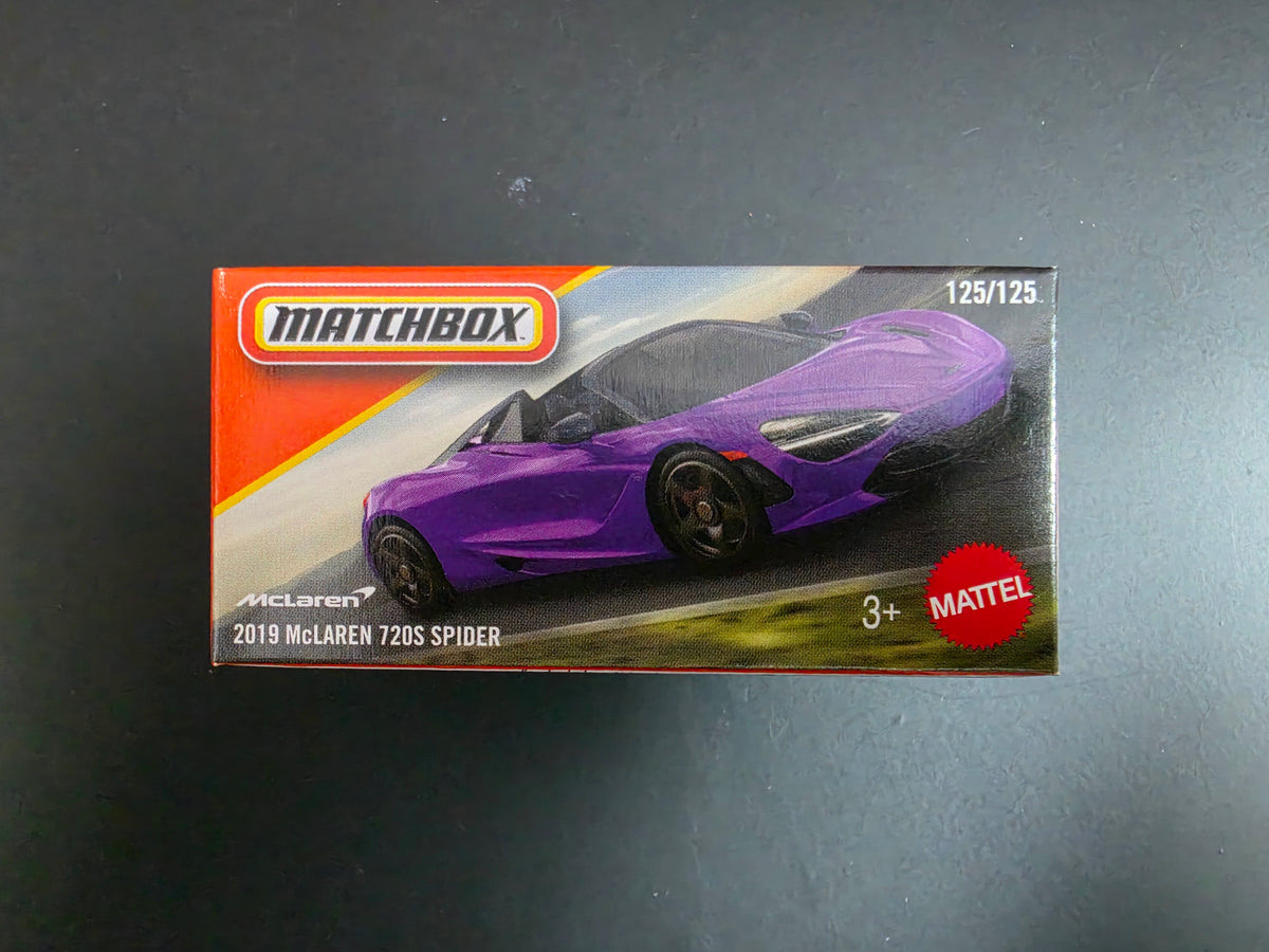 Matchbox Mainline Box edition 2026 : 2019 Mclaren 720s Spider