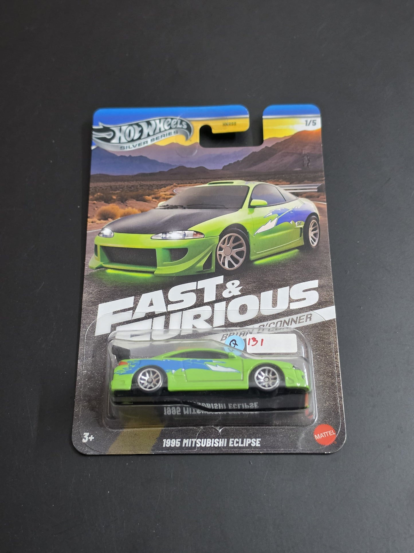 Hot Wheels Silver Series : Fast and Furious Brian O'conner Complete set ( With Free Card Protectors )