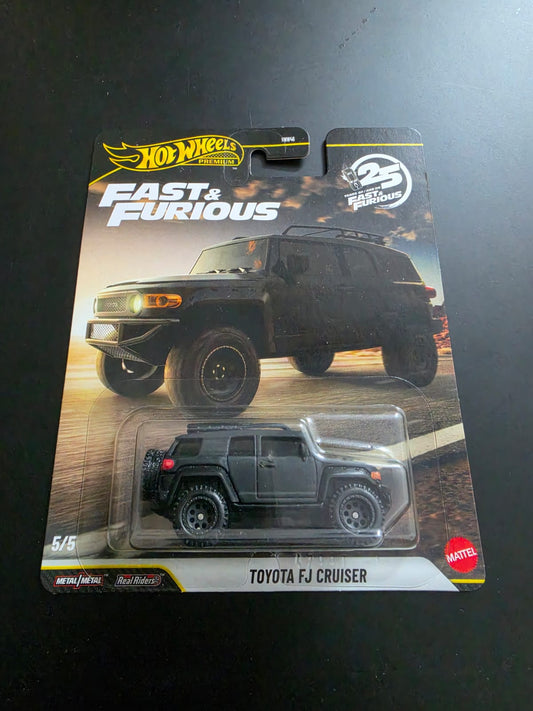 Hot Wheels Premium Toyota FJ Cruiser Fast & Furious 25 years  | Imported Diecast - Zoomsters India