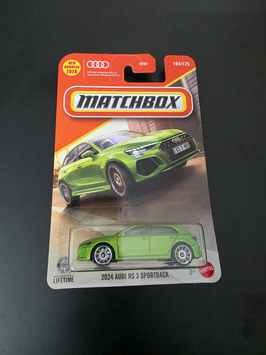 Matchbox Blister  2026: 2024 Audi RS 3 Sportback