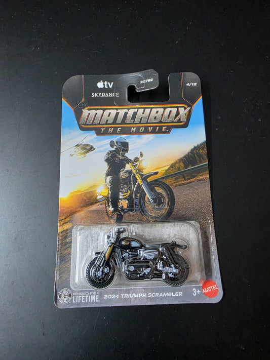 Matchbox The Movie Blister 2026: 2024 Triumph Scrambler