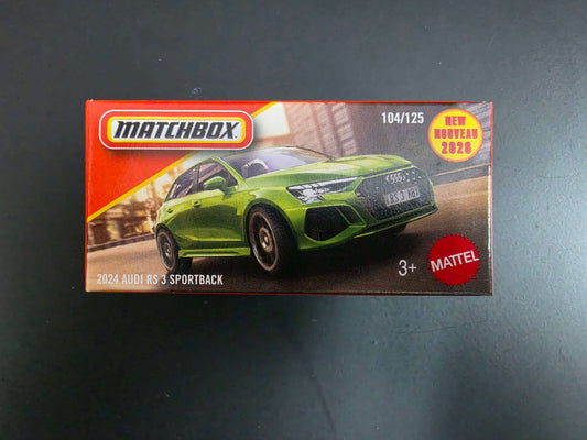 Matchbox Mainline Box edition 2026 : 2024 Audi RS 3 Sportback