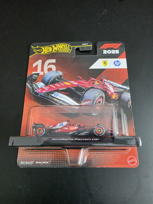 Hot Wheels Premium Formula 1 2026 pack of 2 - BWT Alpine Formula One team #43 and Scuderia Ferrari HP #16
